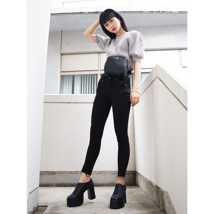 バルキーケーブルニットトップ[品番：MKSW0022758]｜EMODA