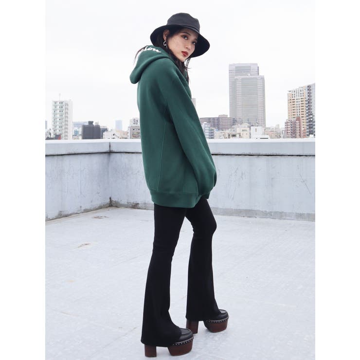 エモダ EMODA 【EMODA×Champion】パフスリーブフーディー
