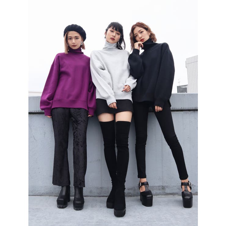 EMODA×Champion】ハイネックプルオーバー[品番