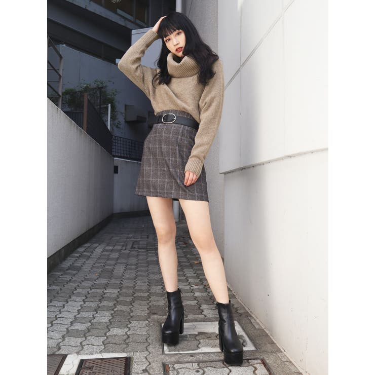 viavanda チェックスカート viavanda チェックスカート