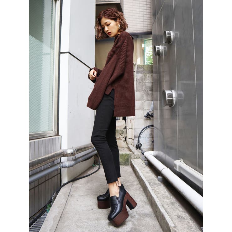 サイドネックスリットニット | EMODA | 詳細画像15 