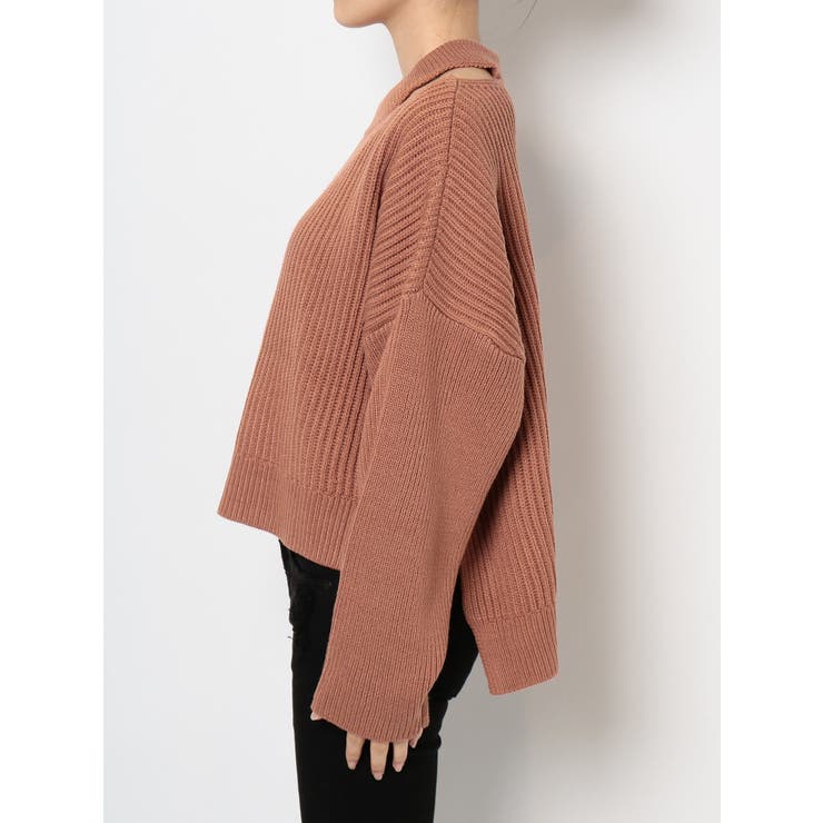 サイドネックスリットニット | EMODA | 詳細画像22 