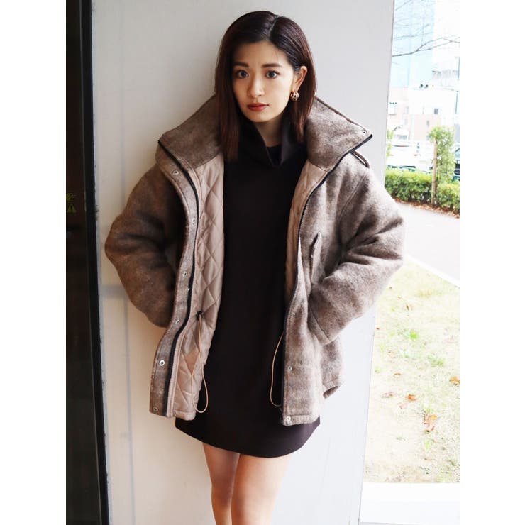 バルキーカーブブルゾン[品番：MKSW0028050]｜EMODA（エモダ）の