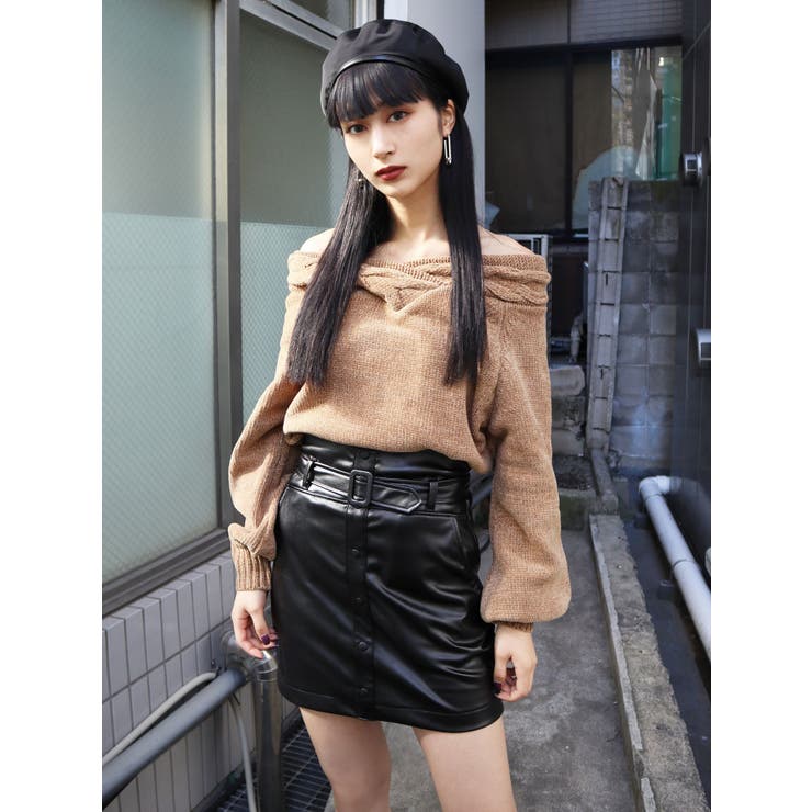 フロントボタンミニスカート[品番：MKSW0027945]｜EMODA（エモダ）の