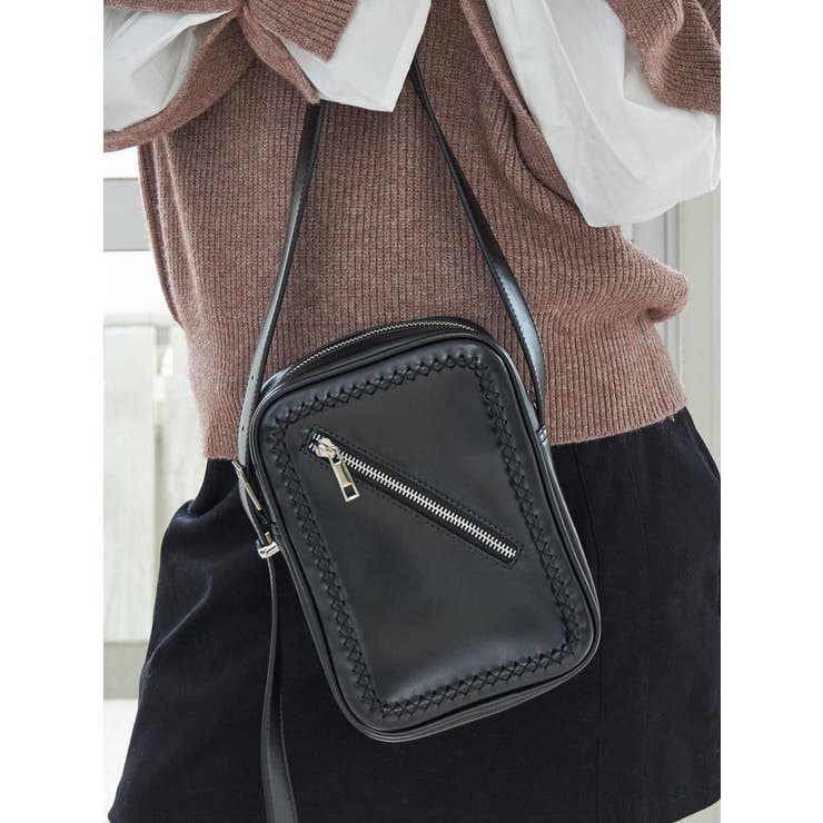 ジップラインショルダーバッグ[品番：MKSW0028424]｜EMODA