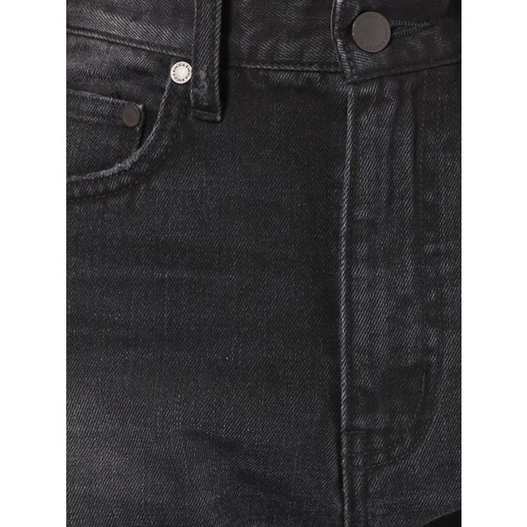 バックスリットカットジャストウエストフレアジーンズ | EMODA | 詳細画像22 