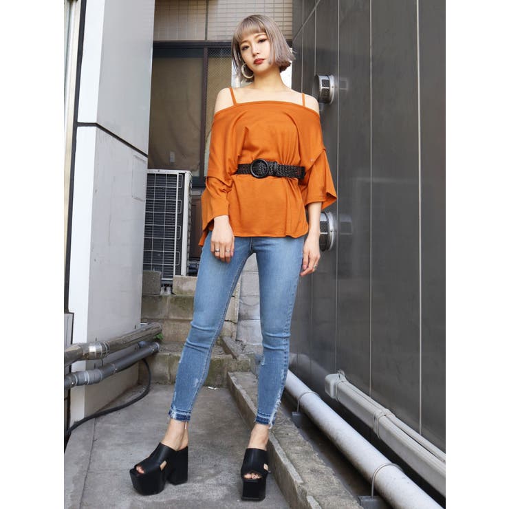 USEDヘムカットジャストウエストパギンス[品番：MKSW0030277