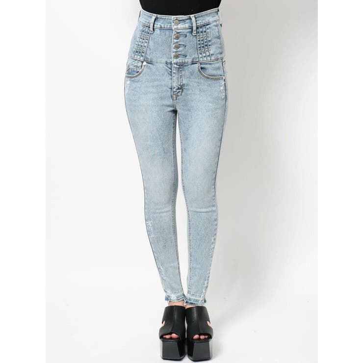 USEDヘムカットハイウエストパギンス[品番：MKSW0029386]｜EMODA