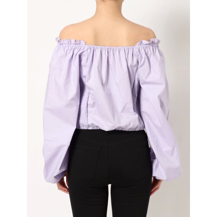 d.i.a新品オフショルダー紫色長袖トップス 楽天市場】オフショルダー（カラーパープル）（トップス