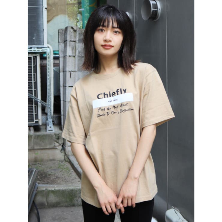 パッチプリントTシャツ