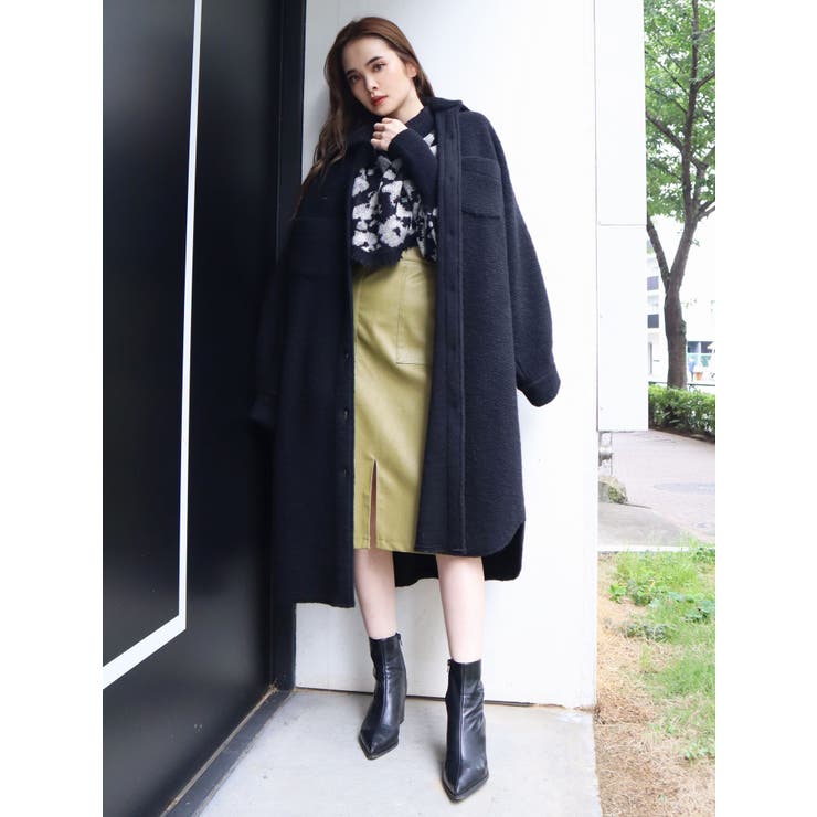 スライバーバルキーロングコート[品番：MKSW0031833]｜EMODA（エモダ