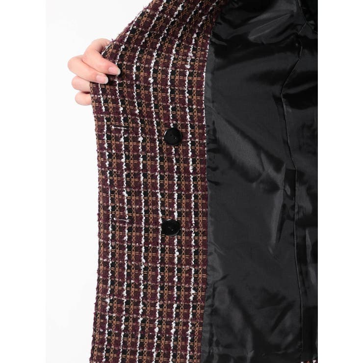 ツイードダブルジャケット[品番：MKSW0031834]｜EMODA（エモダ）の