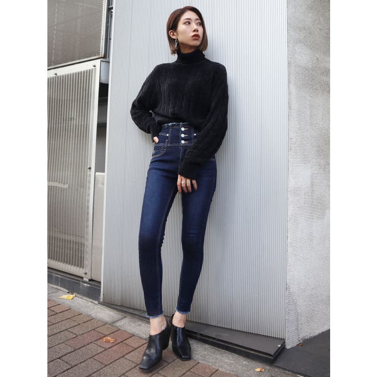 【ELDER】SYMハイウエストデニム[品番：MKSW0031872]｜EMODA（エモダ）のレディースファッション通販｜SHOPLIST（ショップリスト）