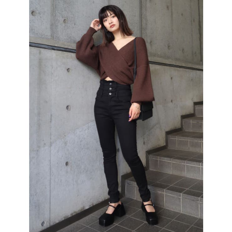 レースハンドハイウエストパギンス[品番：MKSW0061167]｜EMODA（エモダ）のレディースファッション通販｜SHOPLIST（ショップリスト）
