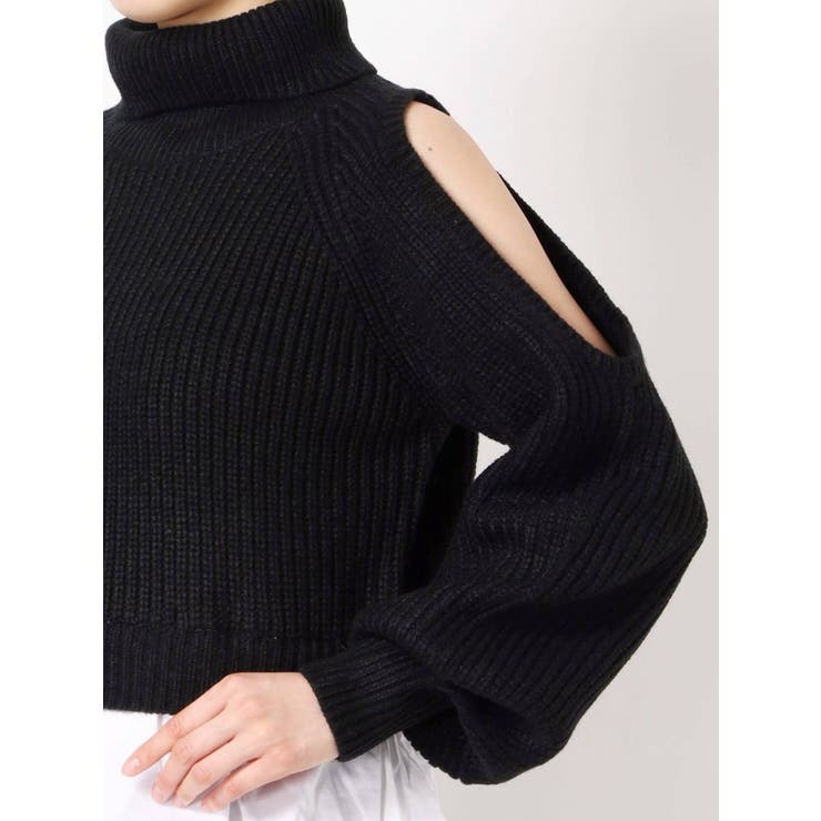 さらにお値下げ！新品▪︎エルミダ▪︎異素材、麻混ツインニット▪︎38 emmi ニット セーター スラブアランニットプルオーバー