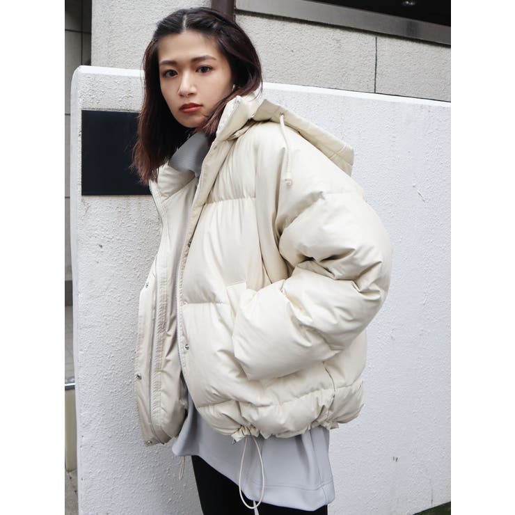 フードダウンブルゾン[品番：MKSW0032965]｜EMODA（エモダ）のレディースファッション通販｜SHOPLIST（ショップリスト）