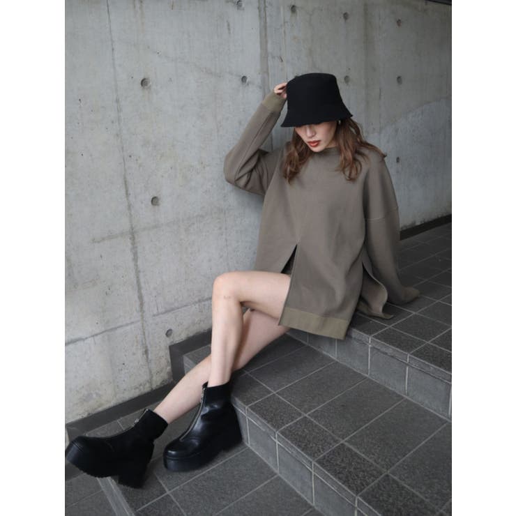 フロントジップブーツ[品番：MKSW0033775]｜EMODA（エモダ）の