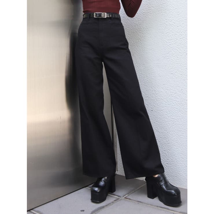 ボックスポケットワイドハイウエストジーンズ 品番 Mksw Emoda エモダ のレディースファッション通販 Shoplist ショップリスト