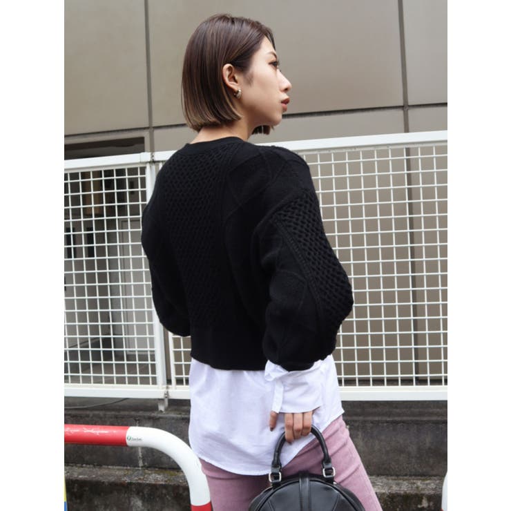 ドッキングケーブルニット | EMODA | 詳細画像3 