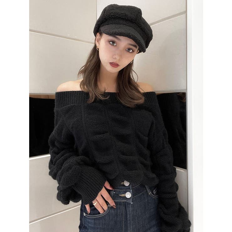 ワイドドレープニット | EMODA | 詳細画像2 