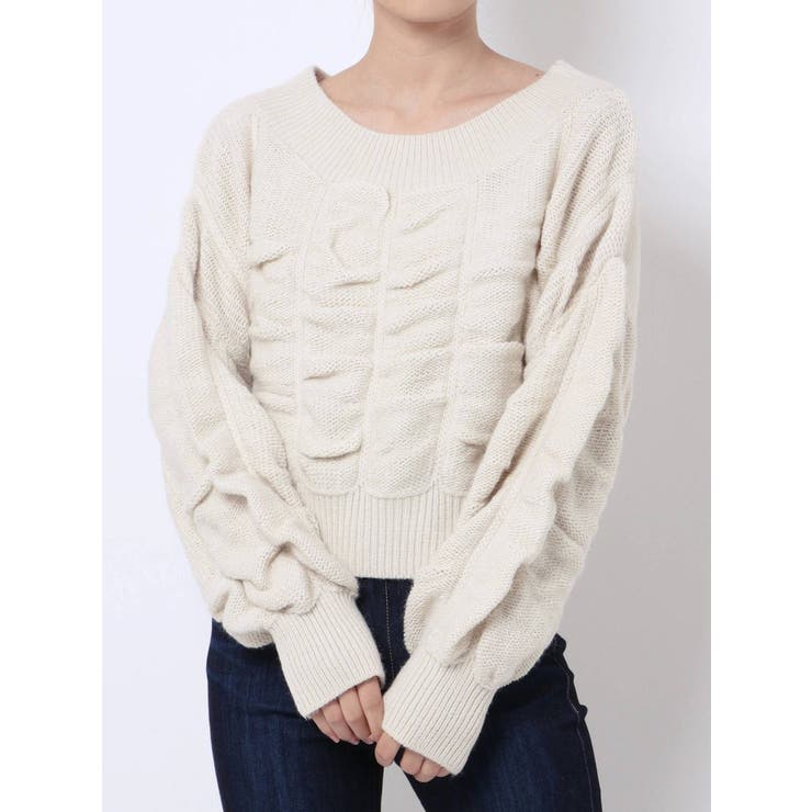 ワイドドレープニット | EMODA | 詳細画像9 