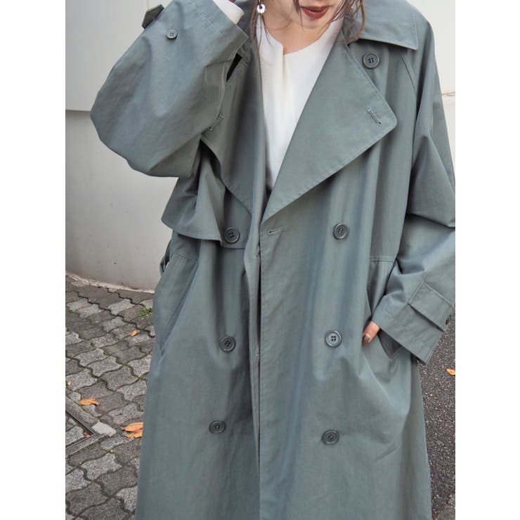 オーバーサイズトレンチコート[品番：MKSW0034656]｜EMODA（エモダ）のレディースファッション通販｜SHOPLIST（ショップリスト）