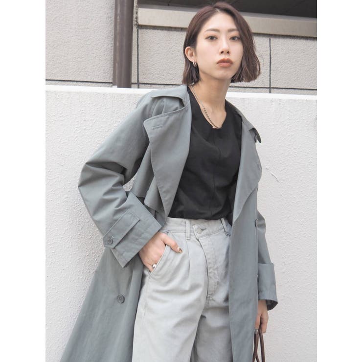オーバーサイズトレンチコート[品番：MKSW0034656]｜EMODA