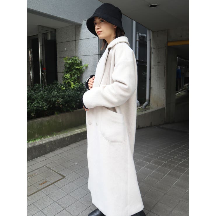 ドロップショルダーコート[品番：MKSW0034457]｜EMODA（エモダ