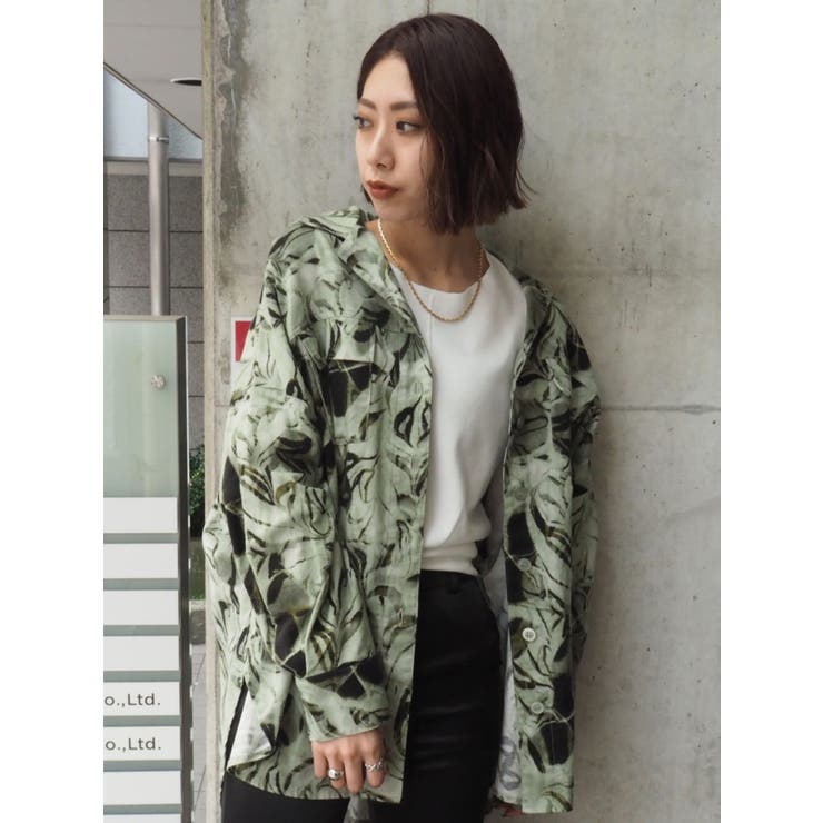 ワイドオープンカラーシャツ[品番：MKSW0035119]｜EMODA（エモダ