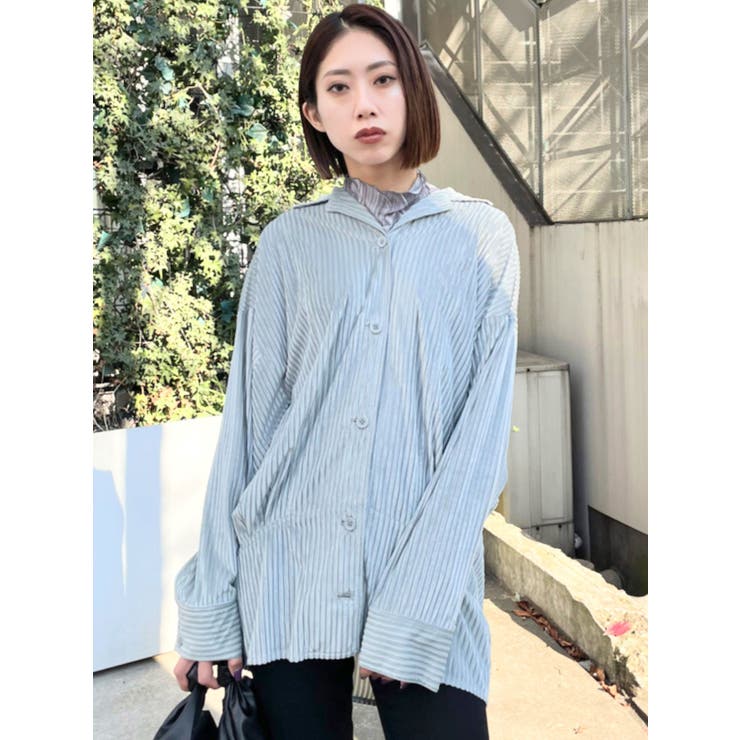 シアーコーデュロイシャツ[品番：MKSW0035629]｜EMODA（エモダ）のレディースファッション通販｜SHOPLIST（ショップリスト）