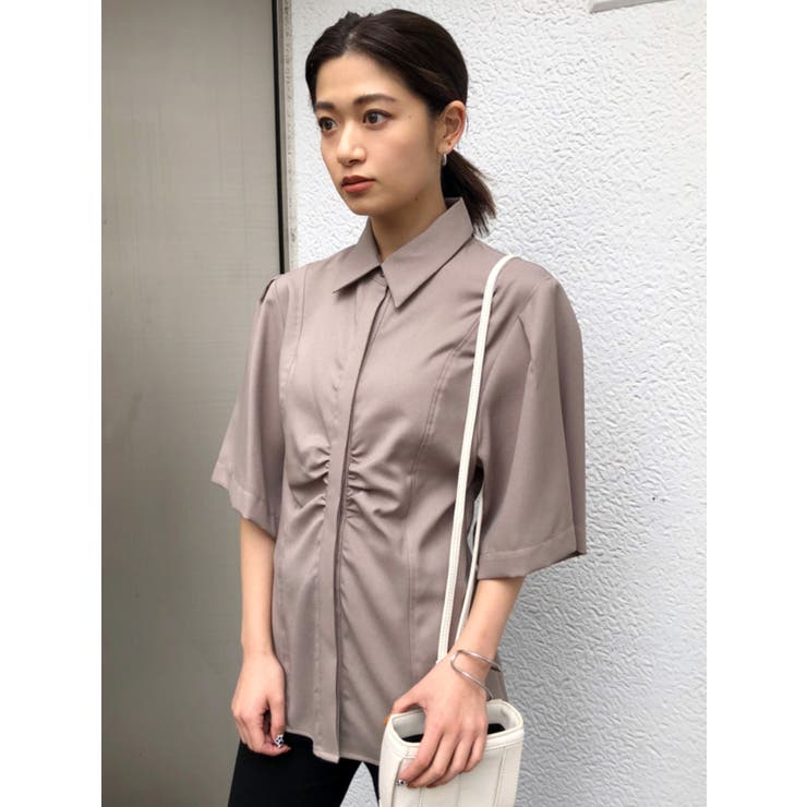 完璧わいふによる フィットフレアシャツ[品番：MKSW0037158]｜EMODA（エモダ）の トップス