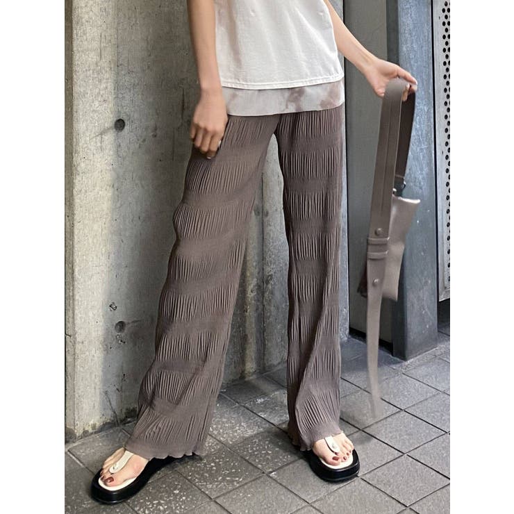 シャーリングラフパンツ[品番：MKSW0036779]｜EMODA（エモダ）の