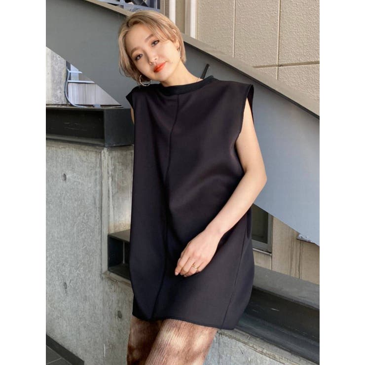 ワイドショルダーショートワンピース 品番 Mksw Emoda エモダ のレディースファッション通販 Shoplist ショップリスト