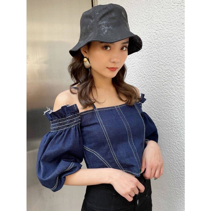 ５５％以上節約 デニムオフショルダートップ[品番：MKSW0037639]｜EMODA（エモダ トップス
