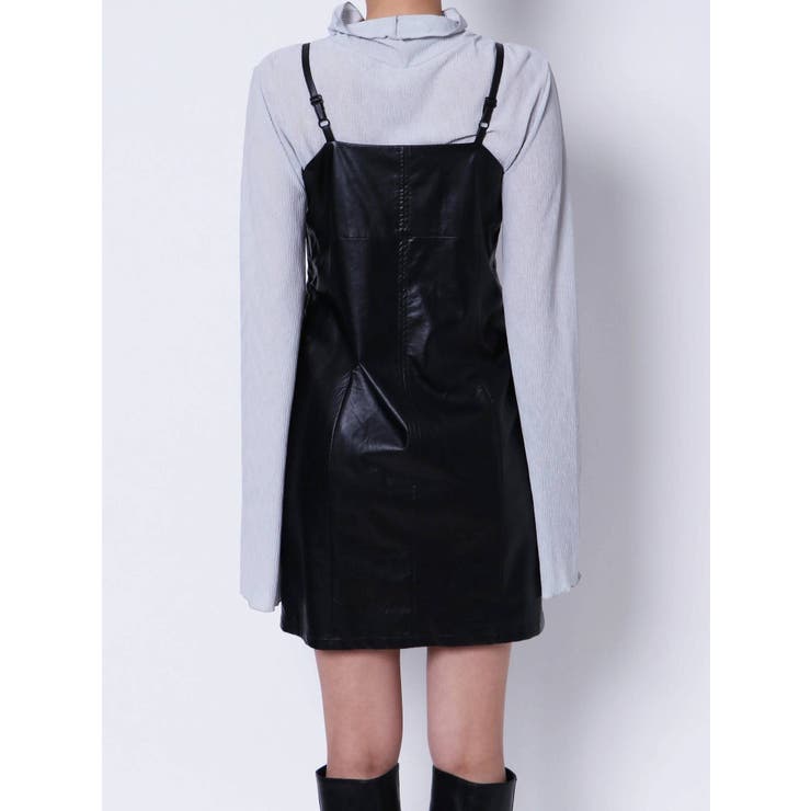 ヴィーガンレザーキャミソールワンピース 品番 Mksw Emoda エモダ のレディースファッション通販 Shoplist ショップリスト