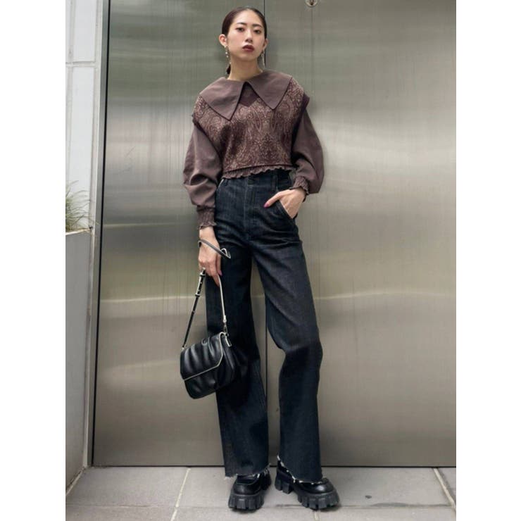 【国内発送】BOTTEGA VENETA ハイウエストジーンズ セール】【お気に入り数16万人突破!】ウエスト ホックで華奢見え