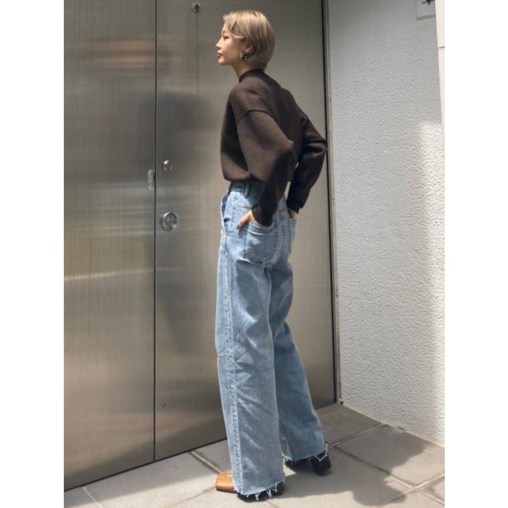 【国内発送】BOTTEGA VENETA ハイウエストジーンズ BOTTEGA VENETA ハイライズ ストレート ジーンズ | NET-A-PORTER