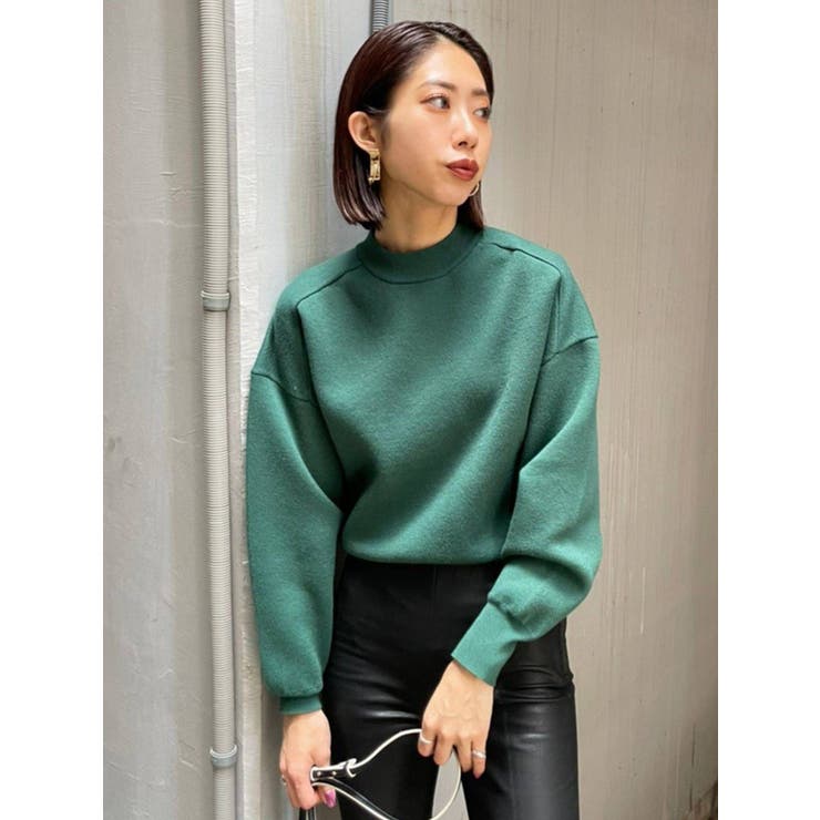 ボトルネックコンパクトニット 品番 Mksw Emoda エモダ のレディースファッション通販 Shoplist ショップリスト