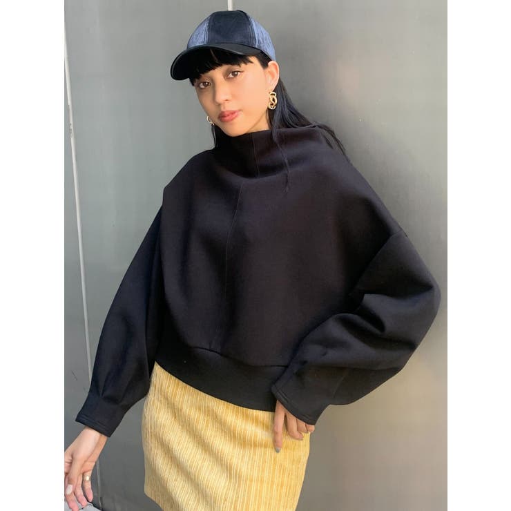 ボトルネックタックプルオーバー[品番：MKSW0041576]｜EMODA