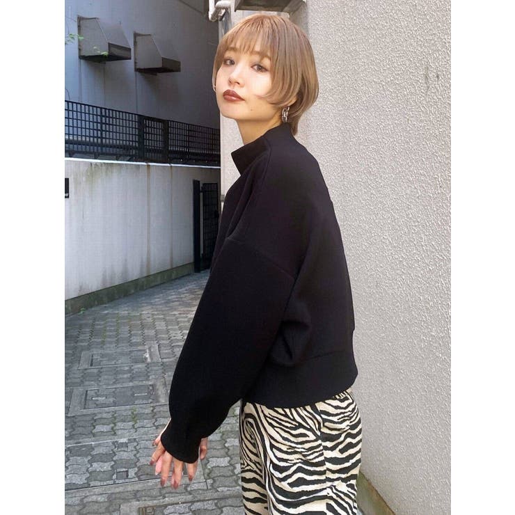 ボトルネックタックプルオーバー[品番：MKSW0041576]｜EMODA