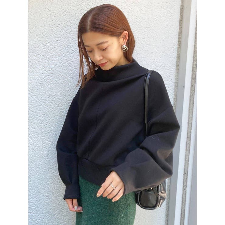 ボトルネックタックプルオーバー[品番：MKSW0041576]｜EMODA