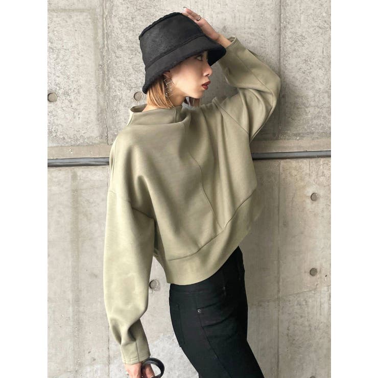 新品タグ付★MORABITOプルミエ ボルドー フレアシルエット トップス 38 シングルミニボアブルゾン（ブルゾン）｜EMODA（エモダ）の