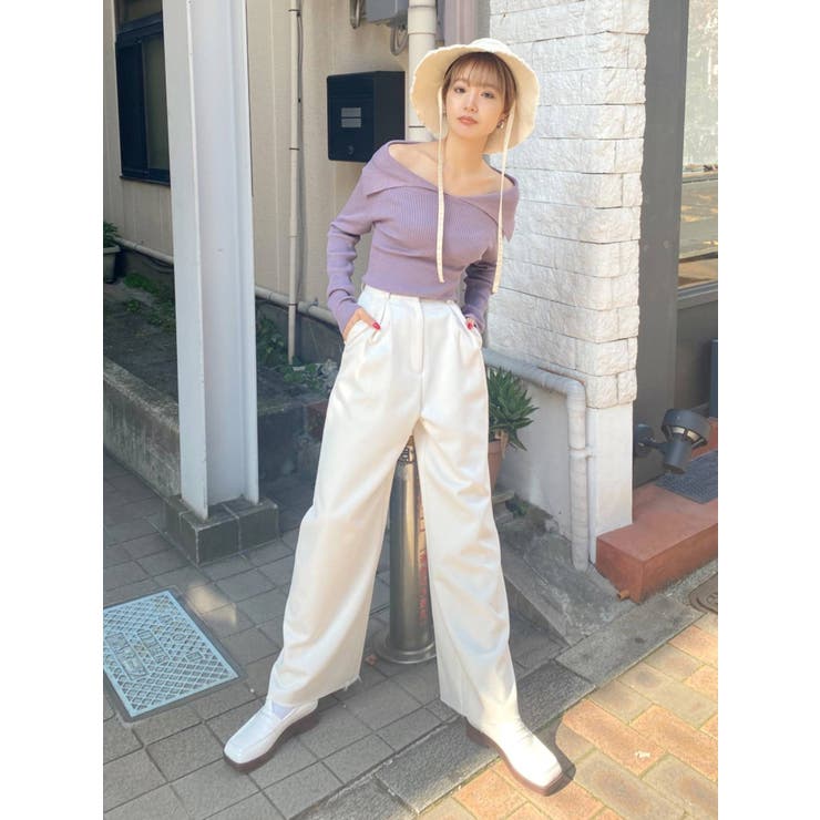 EZKATON正規品★Return ウォッシュドウエストゴムパンツ★S~2XL HW slacks Black Denim｜ASEEDONCLOUD