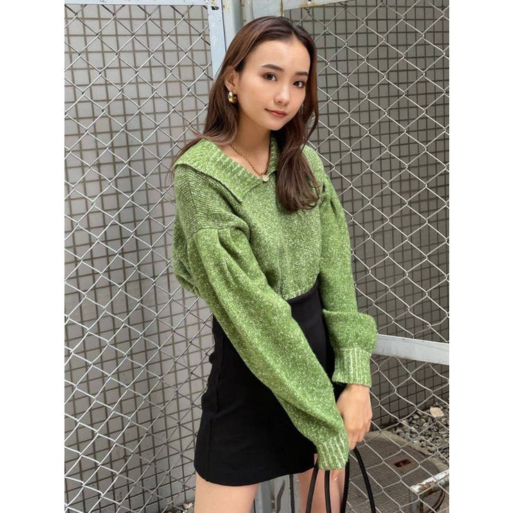 ドロップタックスリーブニット[品番：MKSW0041514]｜EMODA（エモダ）の  