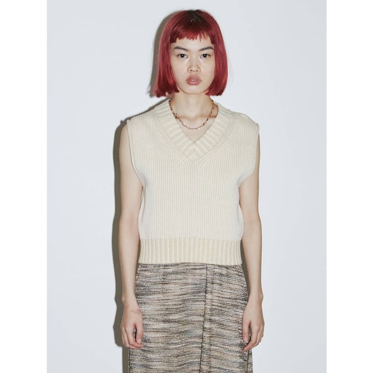 【VEQUM】COMPACT KNIT VEST