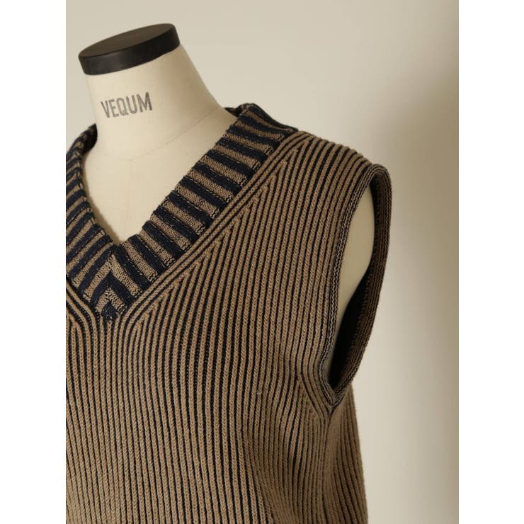 【VEQUM】COMPACT KNIT VEST