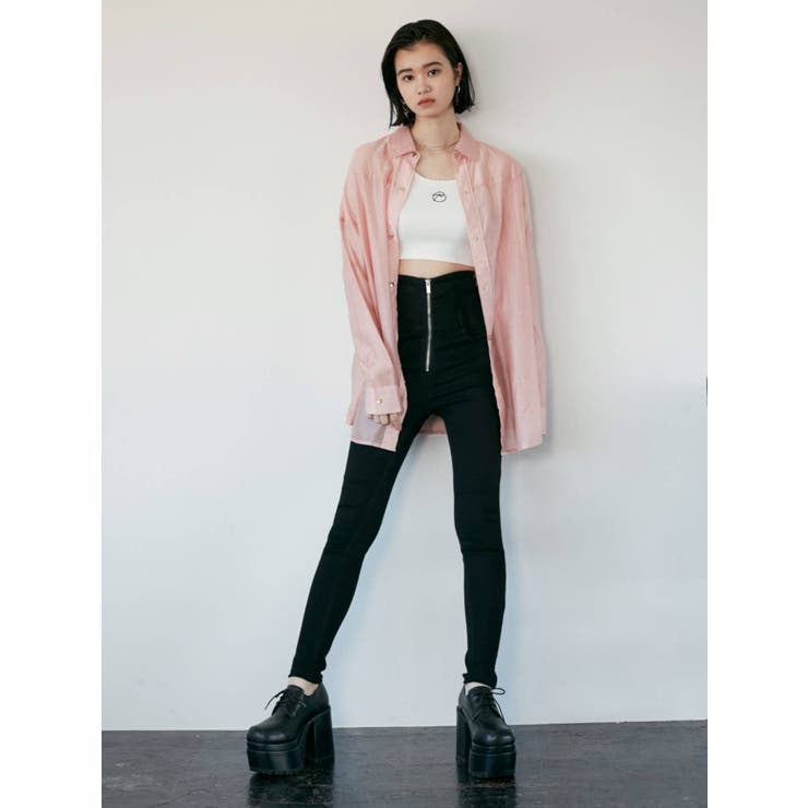 BELT FRINGE H/W WIDE JEANS[品番：MKSW0045836]｜EMODA（エモダ