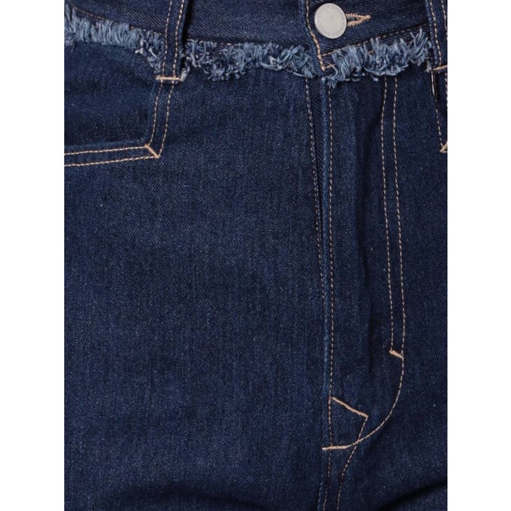 BELT FRINGE H/W WIDE JEANS[品番：MKSW0045836]｜EMODA（エモダ