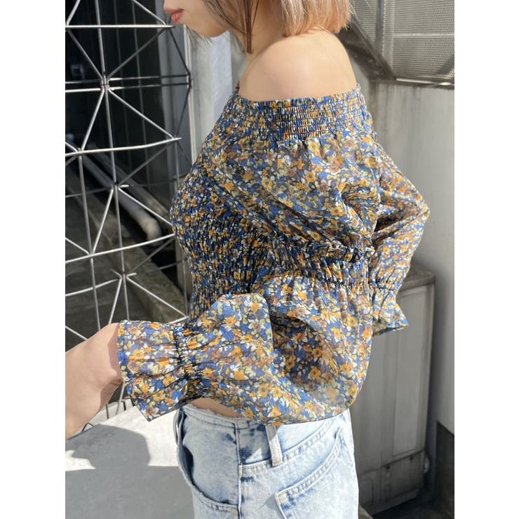 Forever21 オフショルダーサテントップス S - Tシャツ