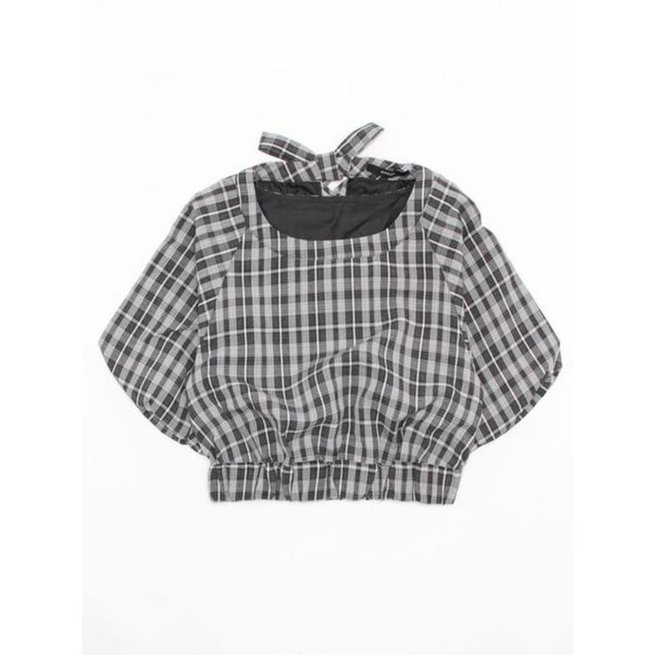 ライトミックス | BACK RIBBON SHORT TOP | EMODA